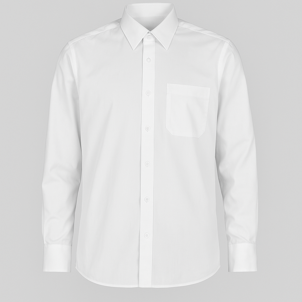 Camisa Ejecutiva Hombre Blanca Manga Larga