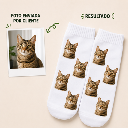 Medias Cortas Personalizadas Con Tu Foto Favorita ✨🧦