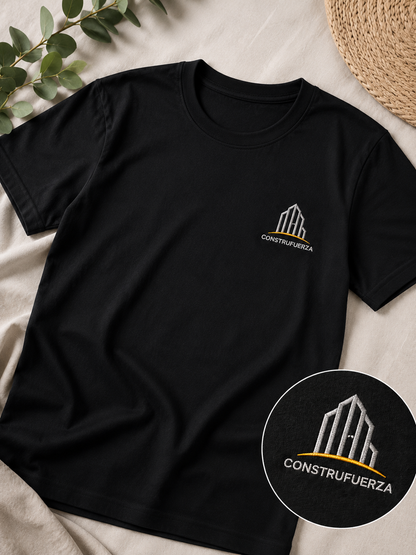 Remera Unisex Bordada (Manga Corta)