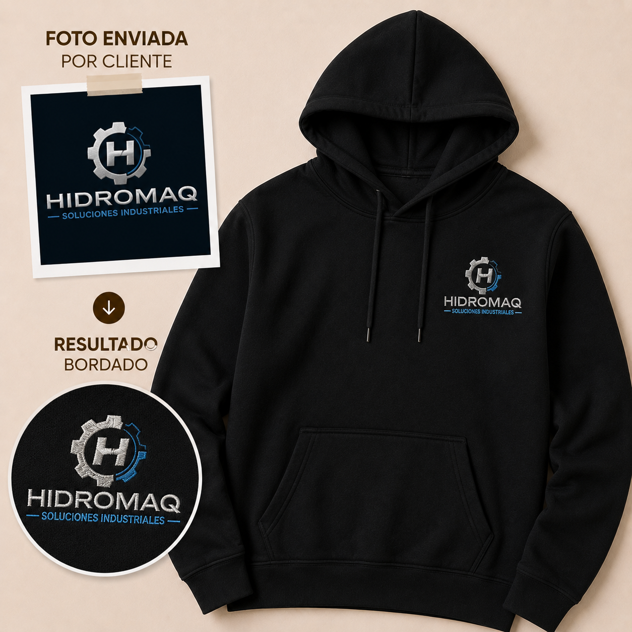 Canguro Unisex Bordado