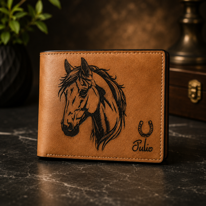 Billetera de Cuero Personalizada Modelo Clasico 🔥