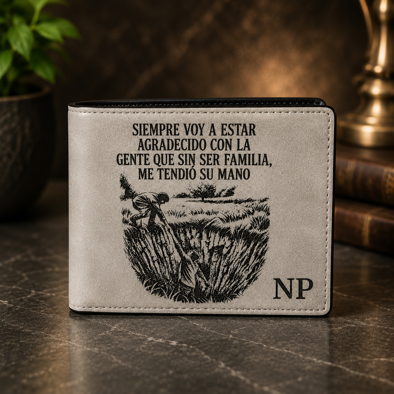 Billetera de Cuero Personalizada Modelo Clasico 🔥