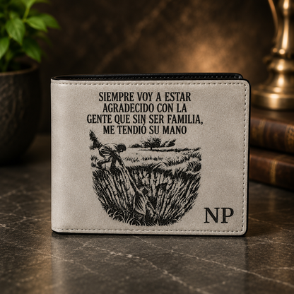Billetera de Cuero Personalizada Modelo Clasico 🔥