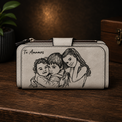 Monedero de Dama de Cuero Personalizado  💕
