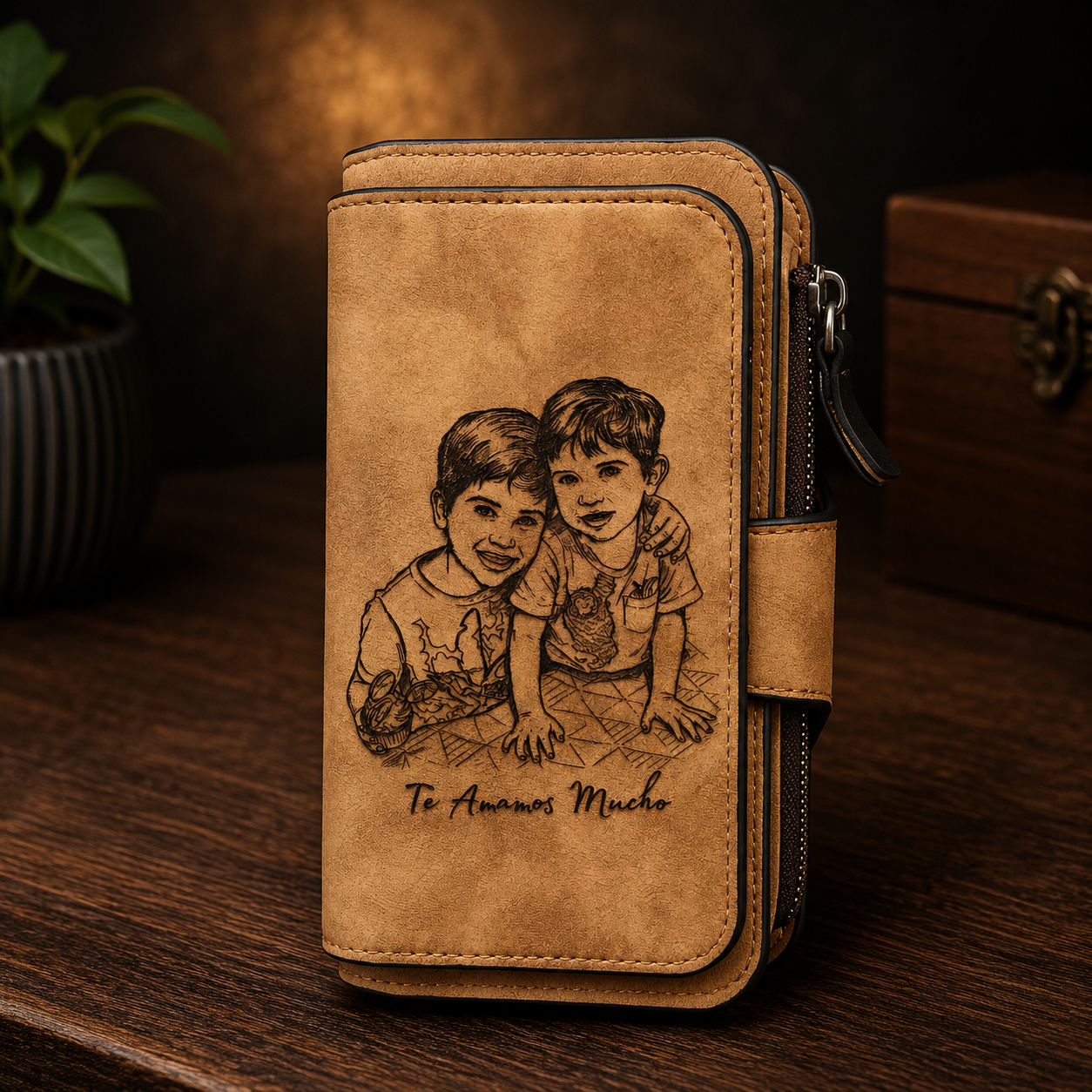 Monedero de Dama de Cuero Personalizado  💕