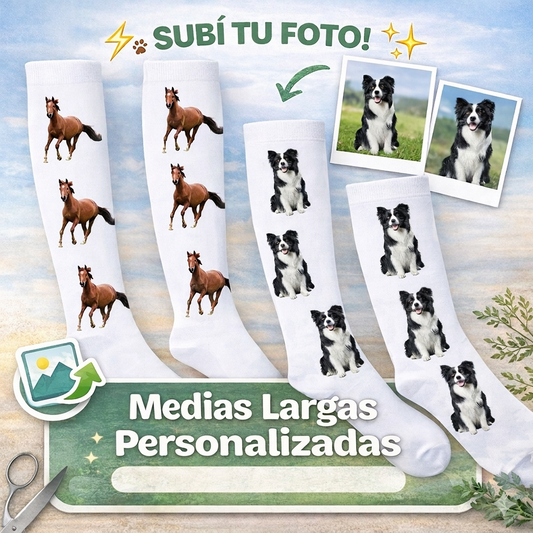 Medias Largas Personalizadas Con Tu Foto Favorita💖