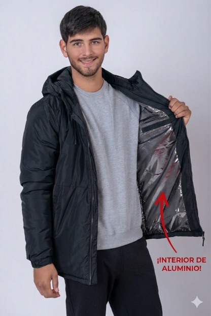 Campera Termica John Deree Negro