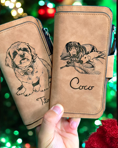 Monedero de Dama de Cuero Personalizado  💕