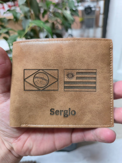 Billetera de Cuero Personalizada Modelo Nuevo🔥