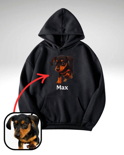 Canguro Unisex Estampado Con Efecto Ghibli