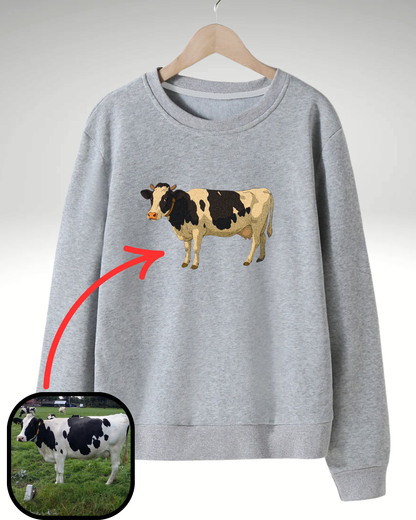 Buzo Unisex Estampado Con Efecto Ghibli