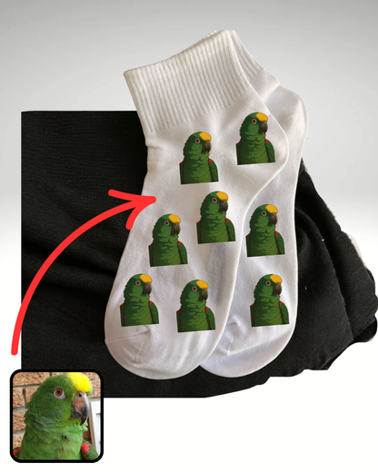 Medias Cortas Personalizadas Con Tu Foto Favorita (Pack X4) ✨🧦