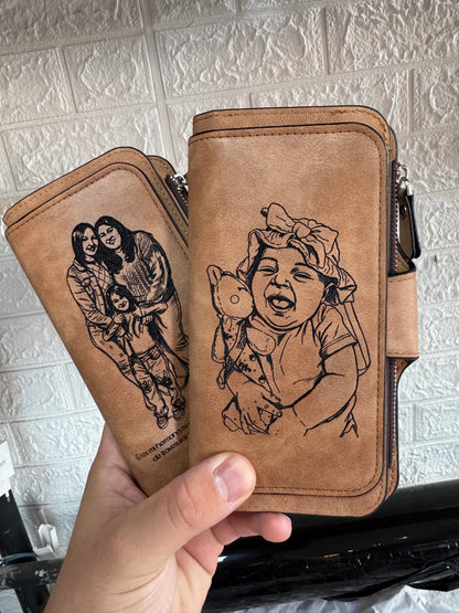 Monedero de Dama de Cuero Personalizado  💕