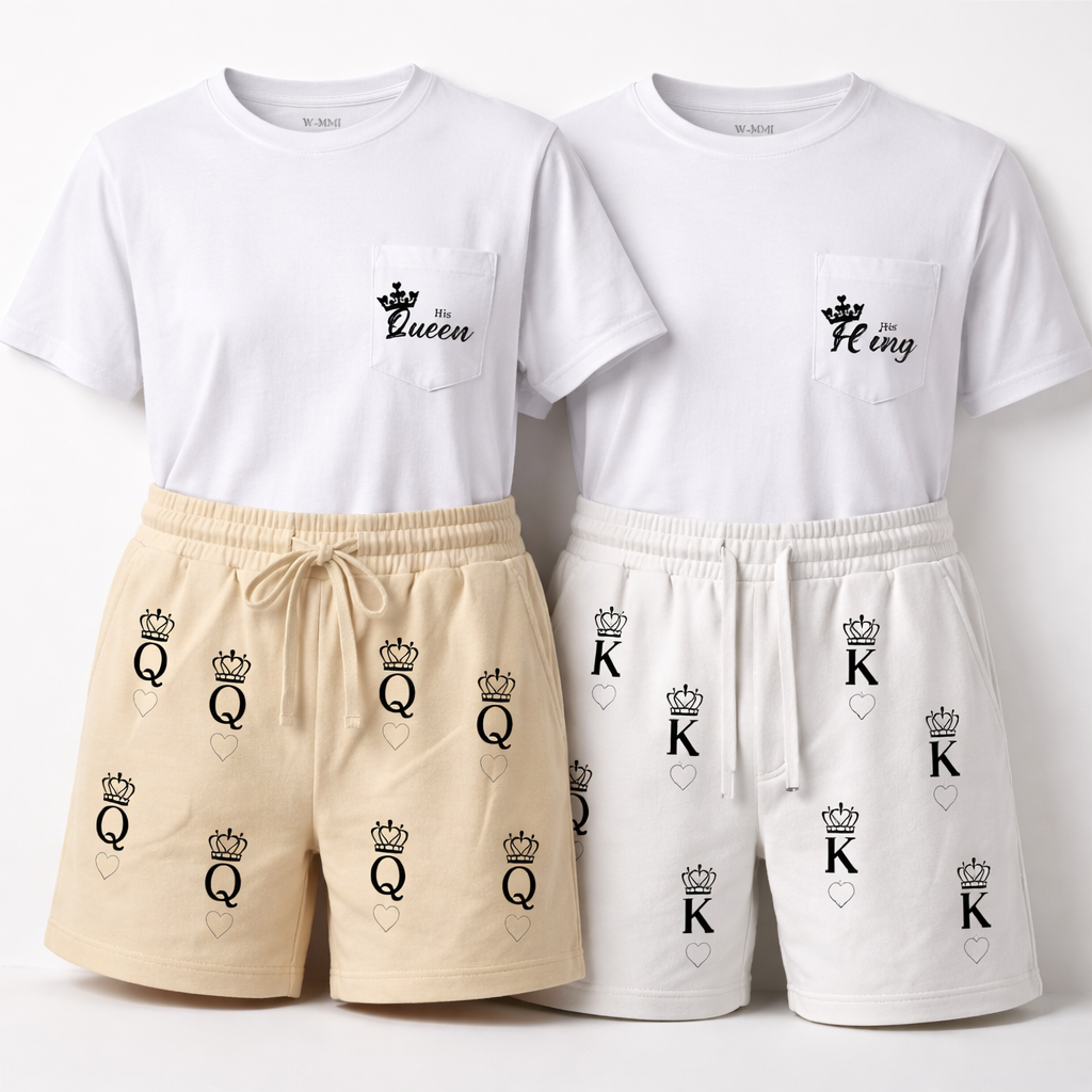 Pack x2 Pijama King And Queen (Short+Remera)❤️