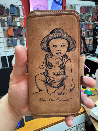 Monedero de Dama de Cuero Personalizado  💕