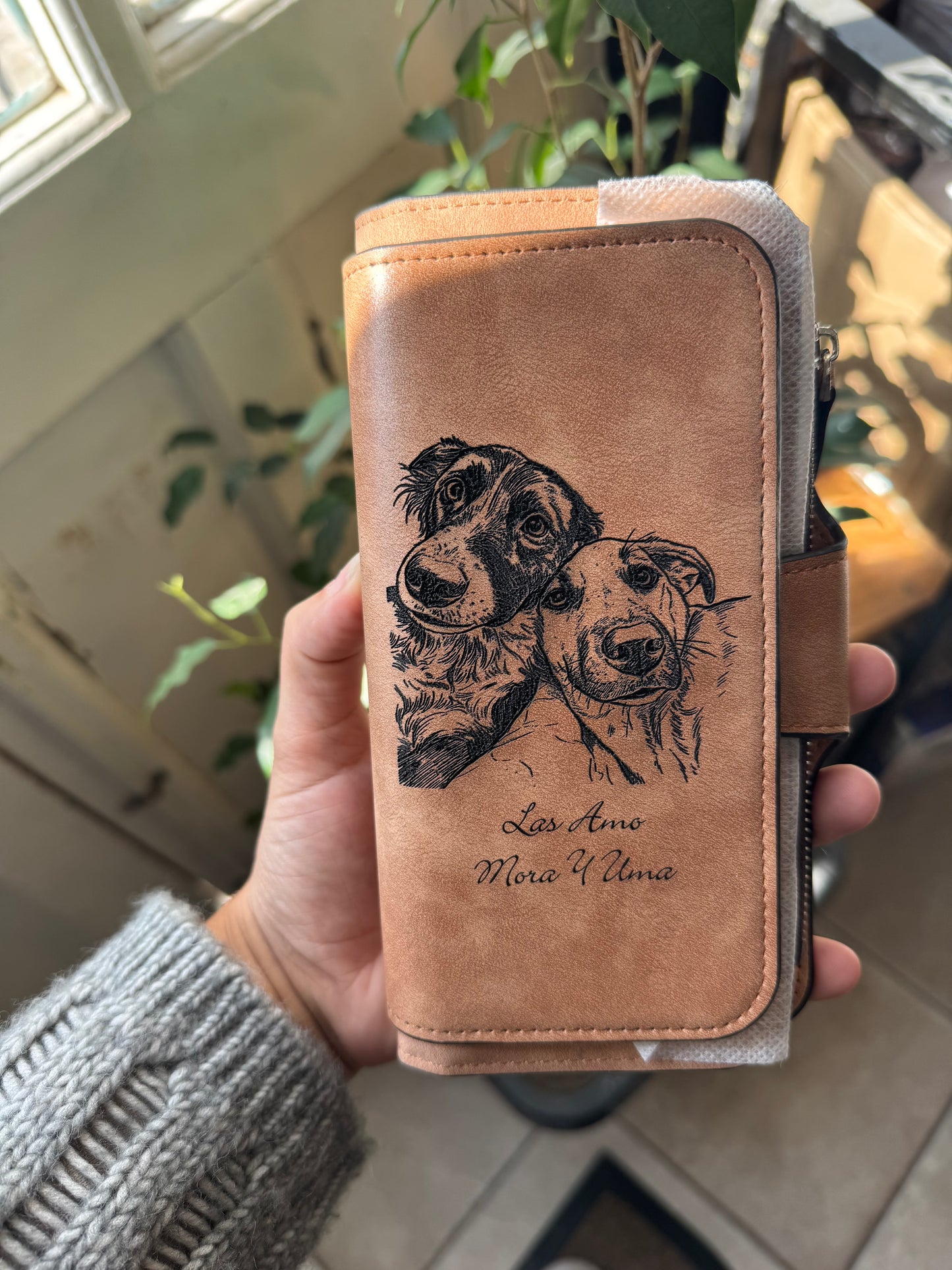 Monedero de Dama de Cuero Personalizado  💕