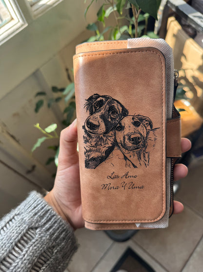 Monedero de Dama de Cuero Personalizado  💕