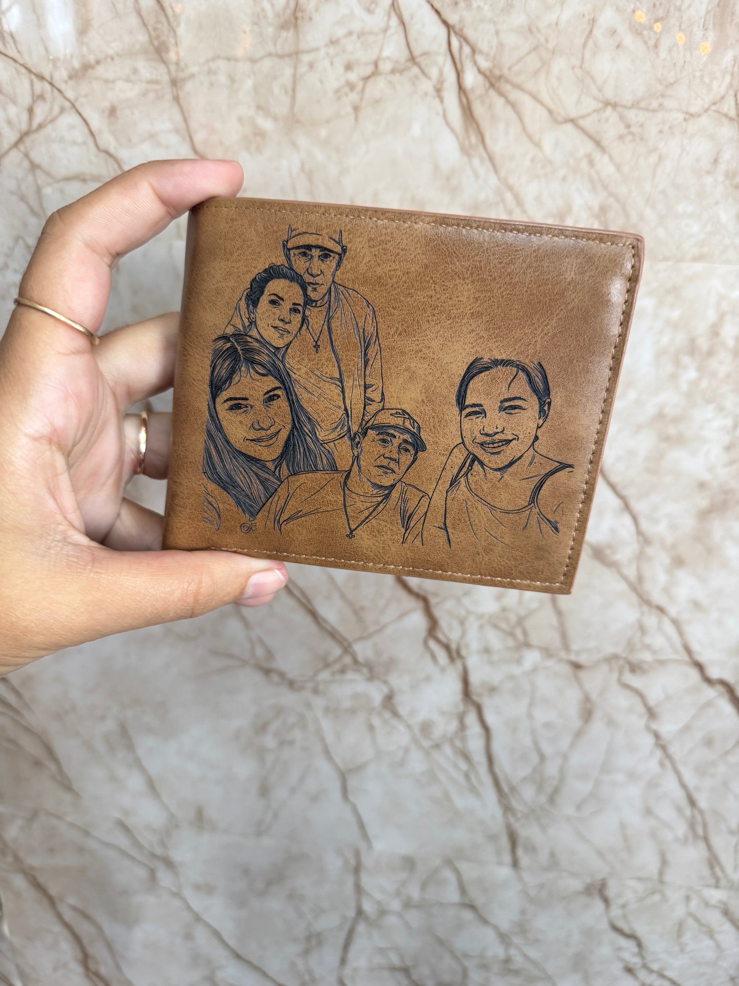 Billetera de Cuero Personalizada Modelo Clasico 🔥