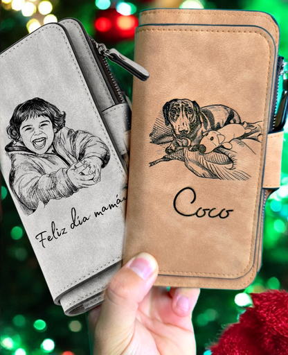 Monedero de Dama de Cuero Personalizado  💕