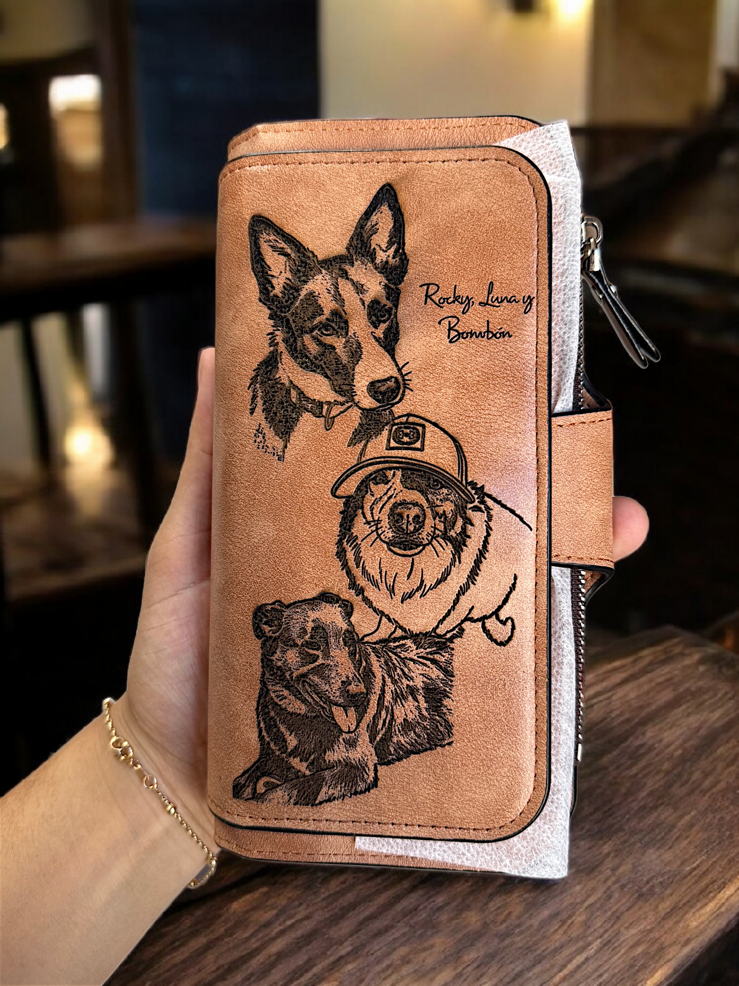 Monedero de Dama de Cuero Personalizado  💕