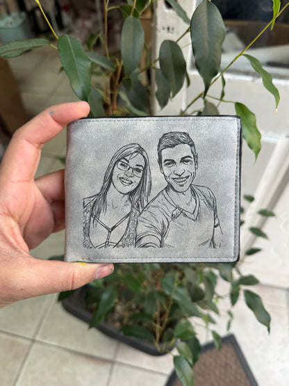 Billetera de Cuero Personalizada Modelo Clasico 🔥