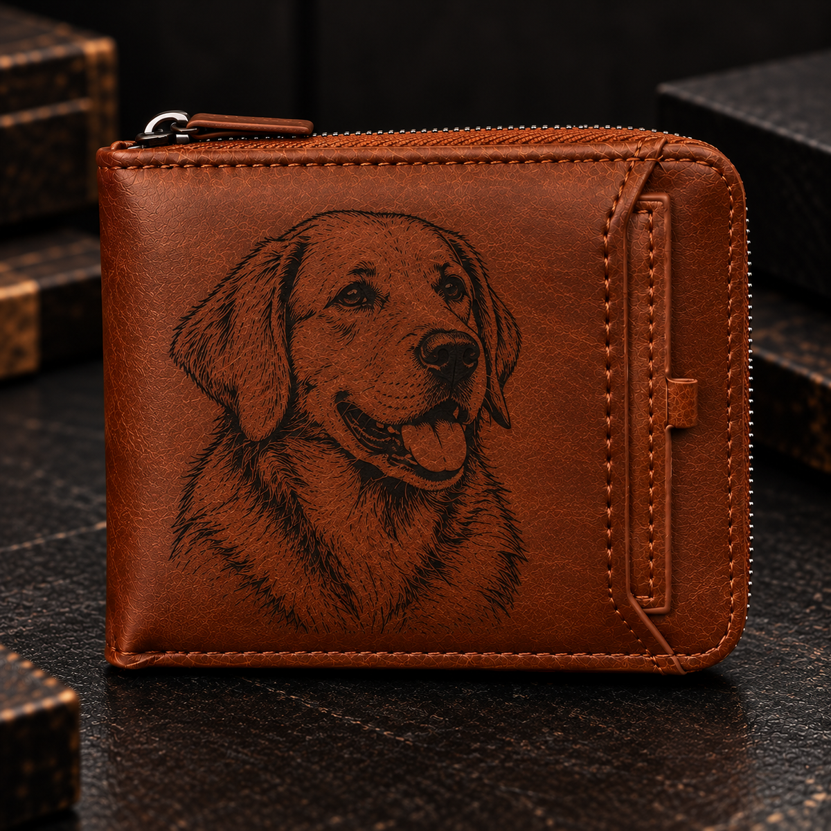 Billetera Unisex Con cierre 360