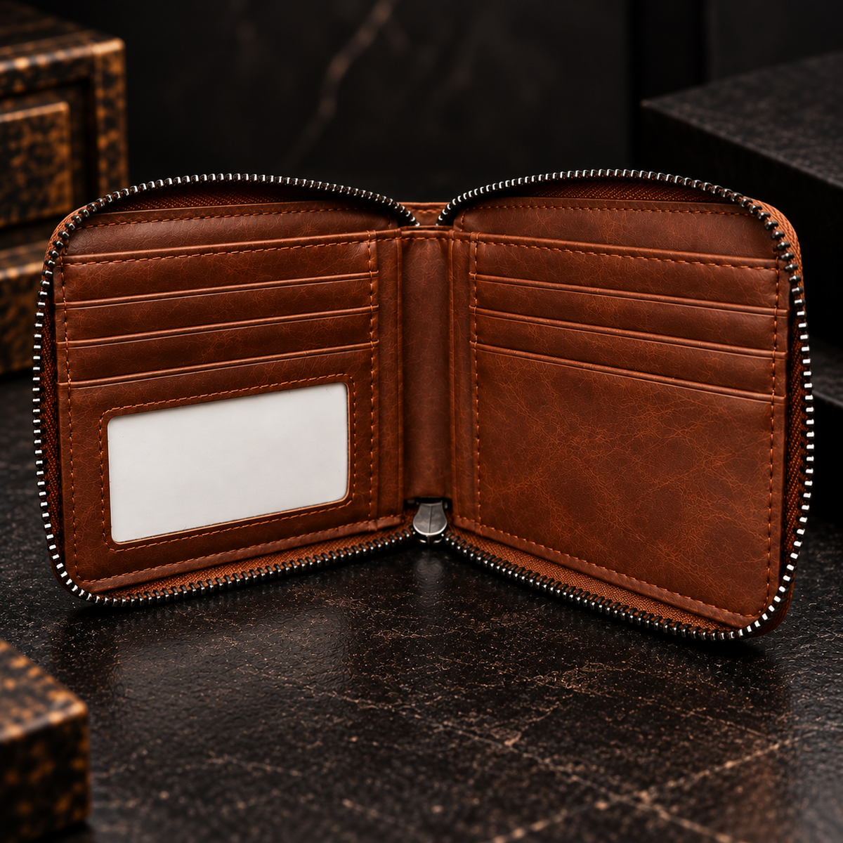 Billetera Unisex Con cierre 360