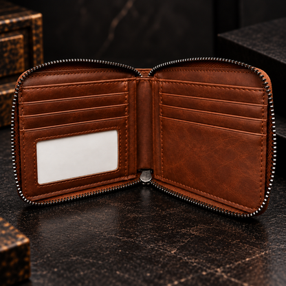 Billetera Unisex Con cierre 360