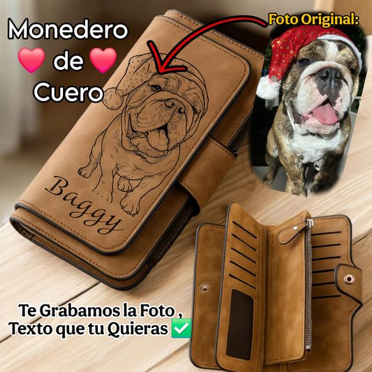 Monedero de Dama de Cuero Personalizado  💕