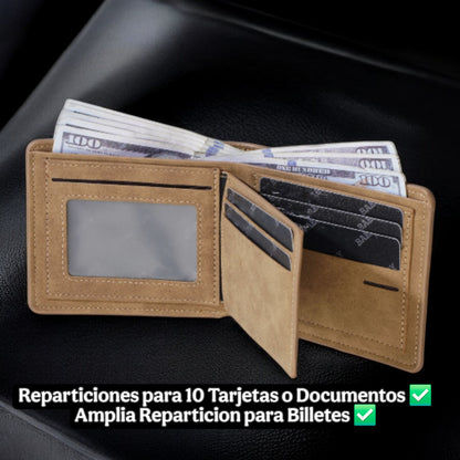 Billetera de Cuero Personalizada Modelo Nuevo🔥