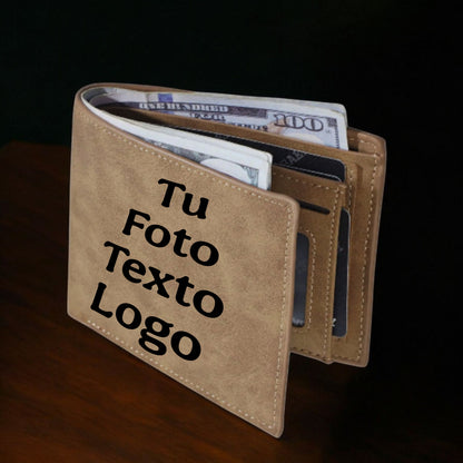 Billetera de Cuero Personalizada Modelo Nuevo🔥