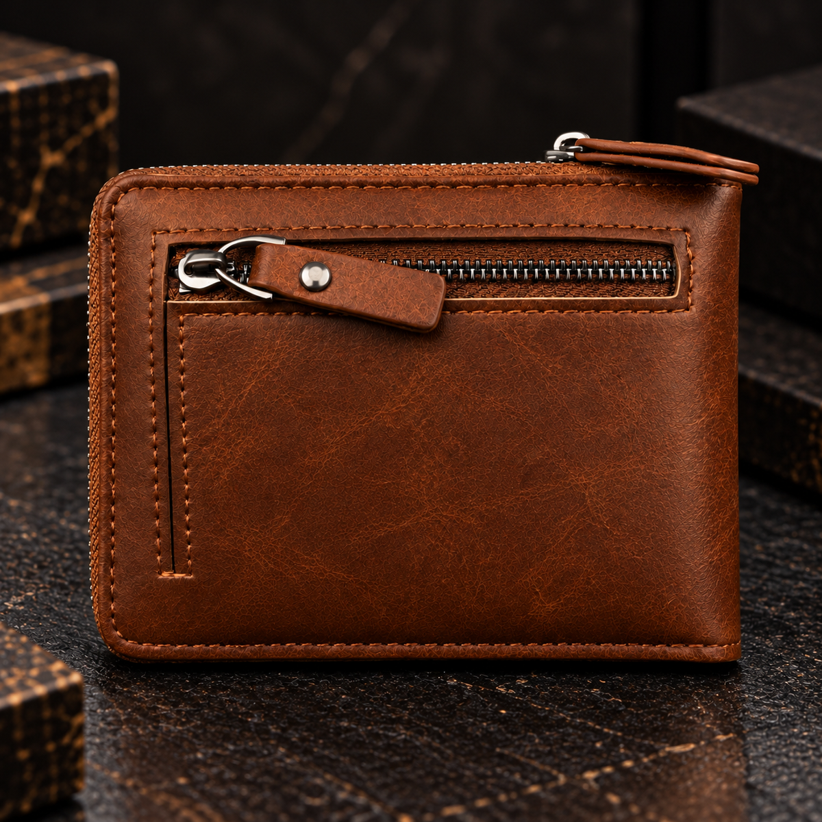 Billetera Unisex Con cierre 360
