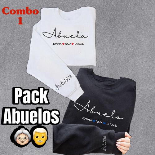 Pack x2 Buzos Personalizados