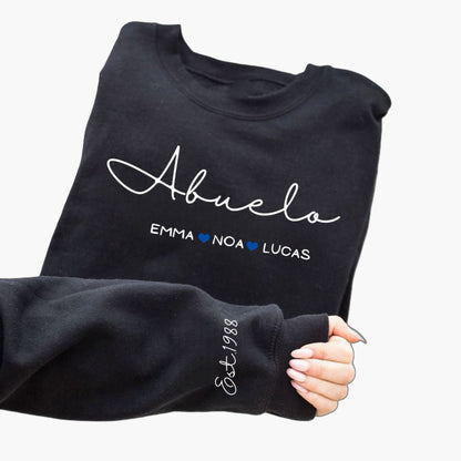 Buzo Abuel@s  Personalizados con Nombres