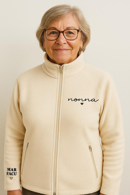 Campera Polar Personalizada Nonna 💝