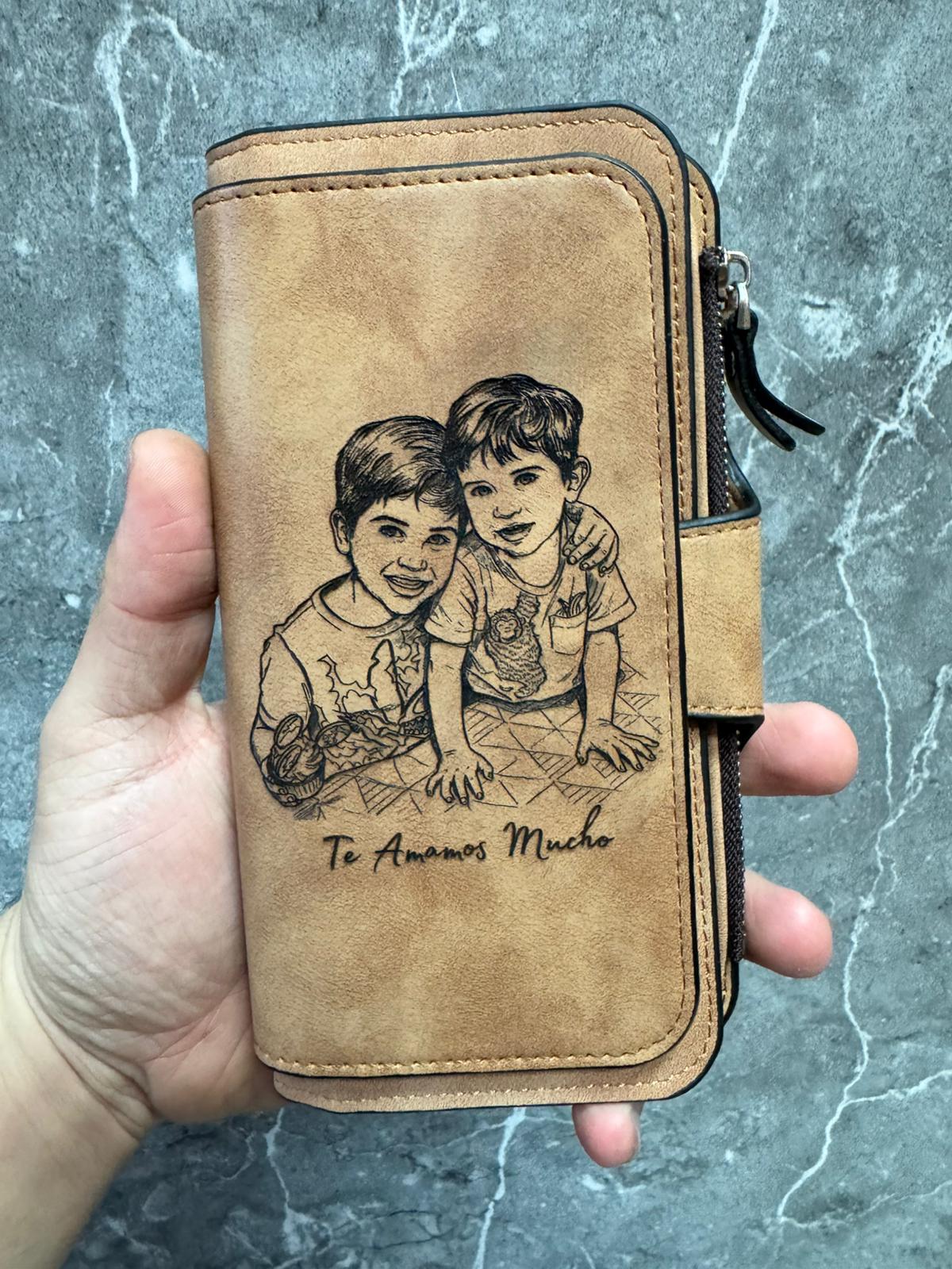 Monedero de Dama de Cuero Personalizado  💕