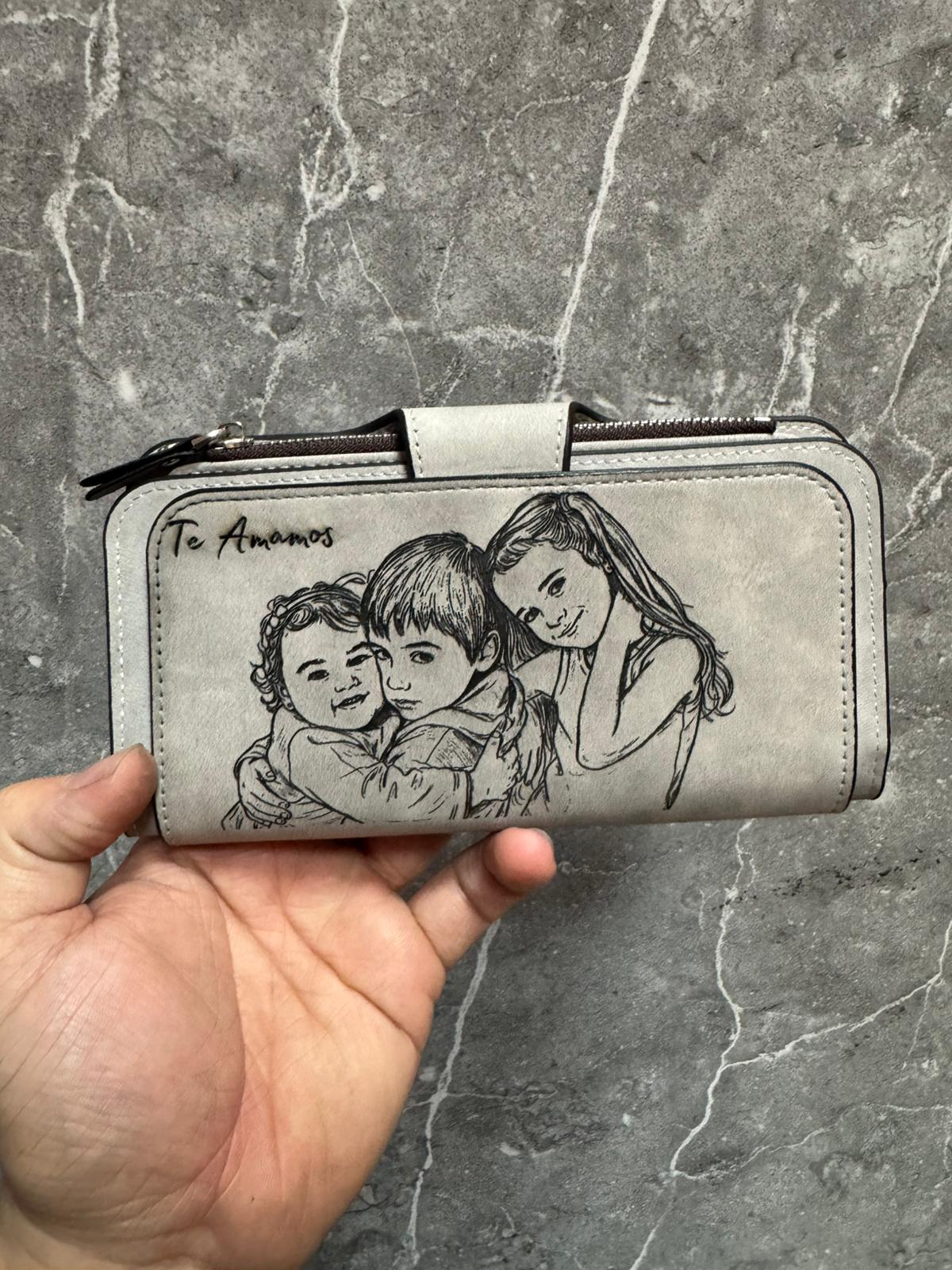 Monedero de Dama de Cuero Personalizado  💕