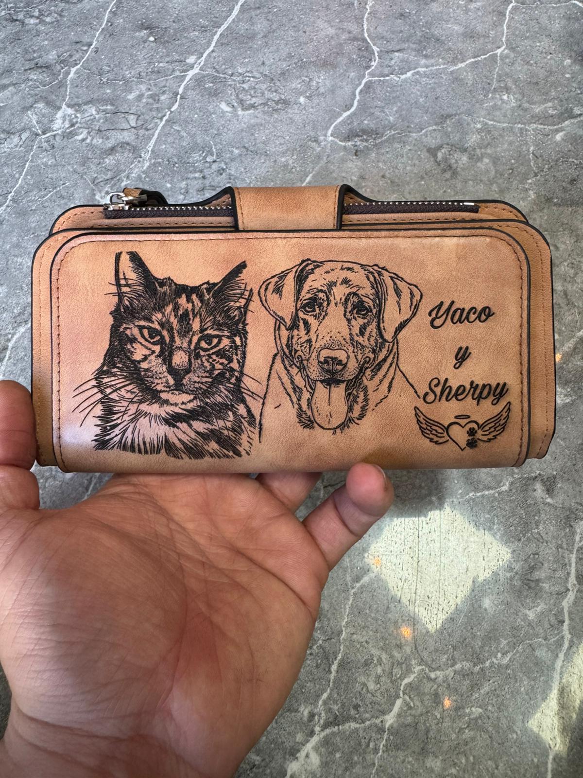 Monedero de Dama de Cuero Personalizado  💕