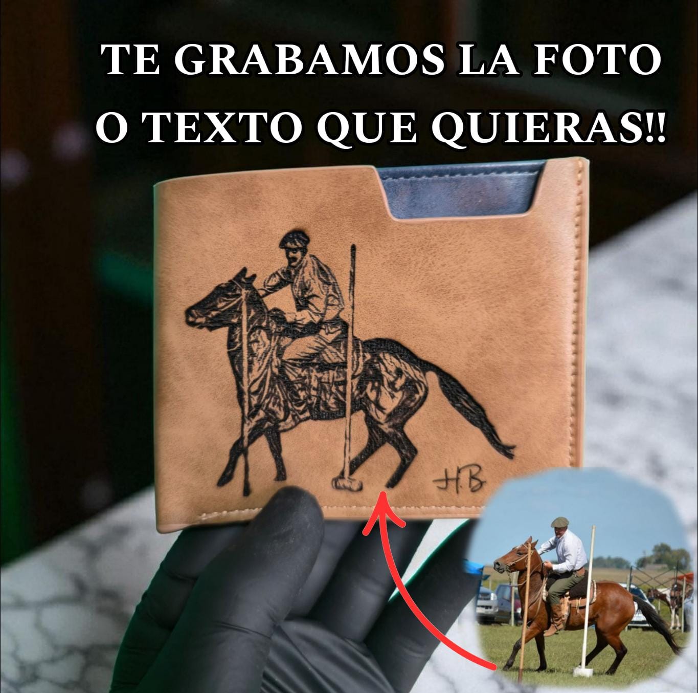 Billeteras de Cuero Personalizadas🔥